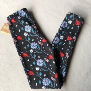 Just Cozy ~ Fleece Lined Leggings ~ Womens Size XSS ~ Brand New